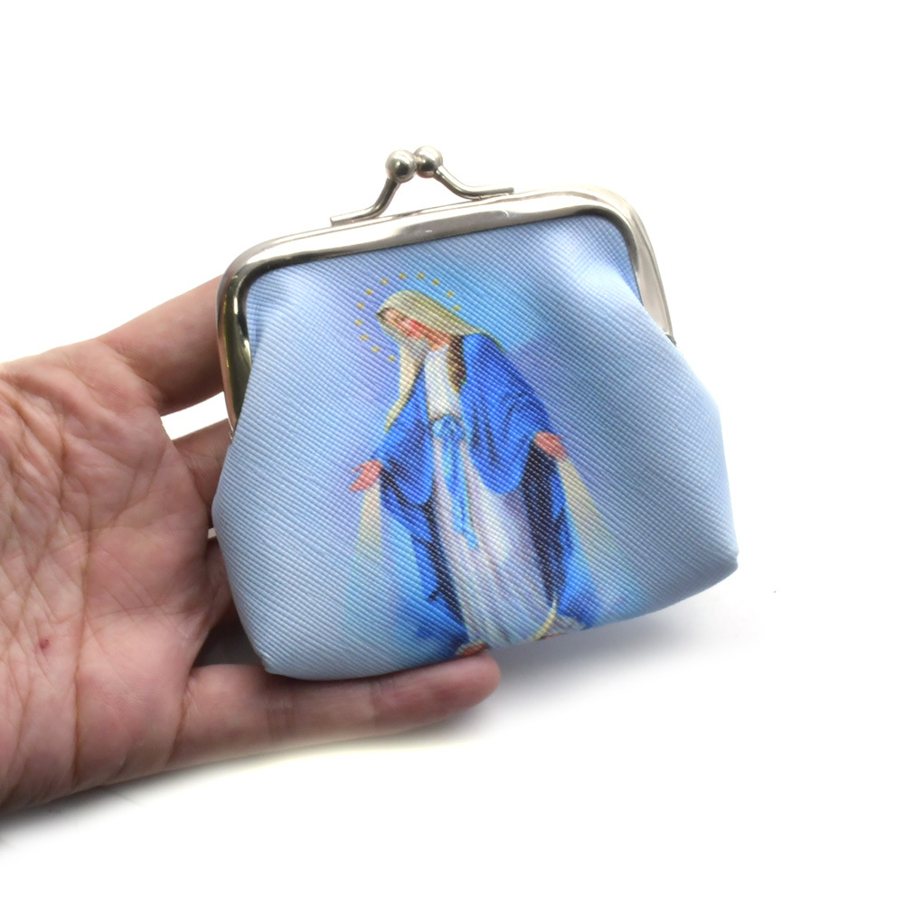 Bolso de embalaje de rosarios bolso cero impreso para mujer pequeño con hebilla de metal bolso de almacenamiento bolso de mano details Picture