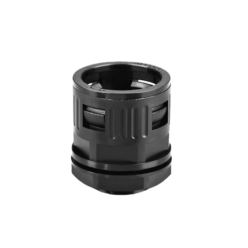 Plastic corrugated pipe joint quick straight insertion joint M/PG/G threaded threading flexible hose PA66 nylon straight connection joint Item Picture