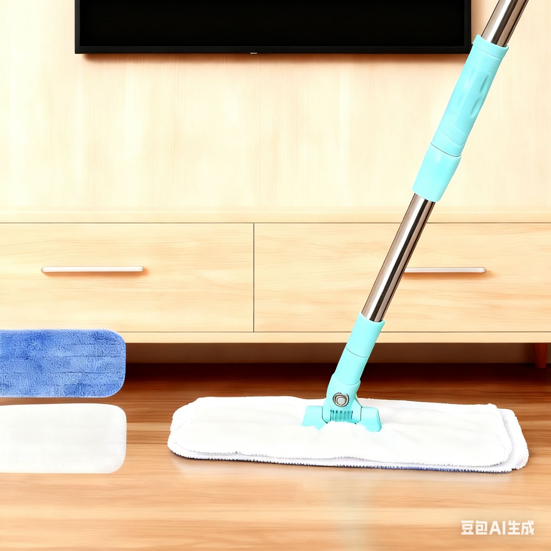 厂家直销拖把家用平板拖木地板一拖新款平拖打蜡擦地地拖干湿两用