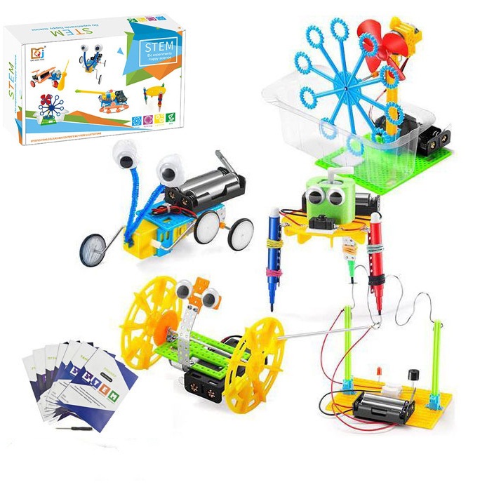 Cross-border source diy experimental material package set, toy creative assembly, children's science STEAM education small project Specification image
