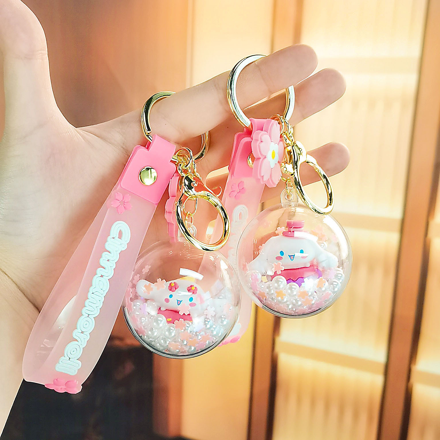 钥匙扣/卡通钥匙扣挂件/钥匙扣公仔挂件/发光闪光钥匙扣/马卡龙钥匙扣细节图