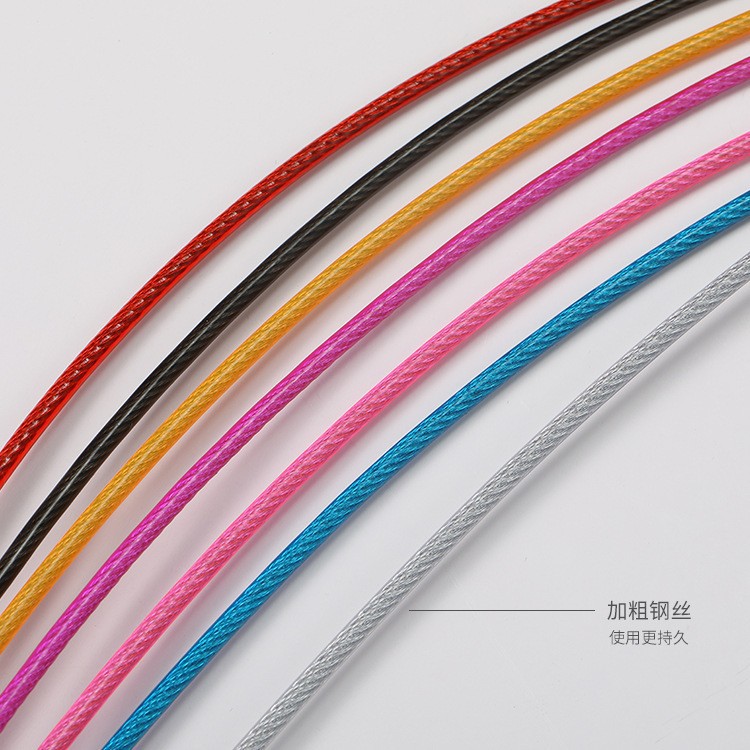 跳绳/体育/包芯绳/轴承棉胶/pu绳子产品图