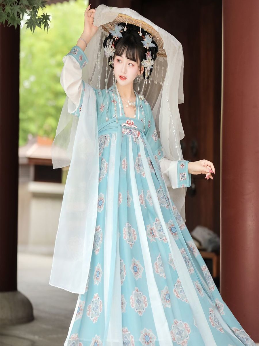 汉服女长袖中国风/明制表演服饰汉服/甲胄/表演服饰汉服/尾货细节图