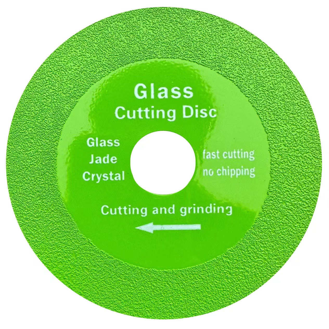 跨境玉石陶瓷工业级专用钎焊金刚砂切割片切割机英文版玻璃王锯片白底实物图