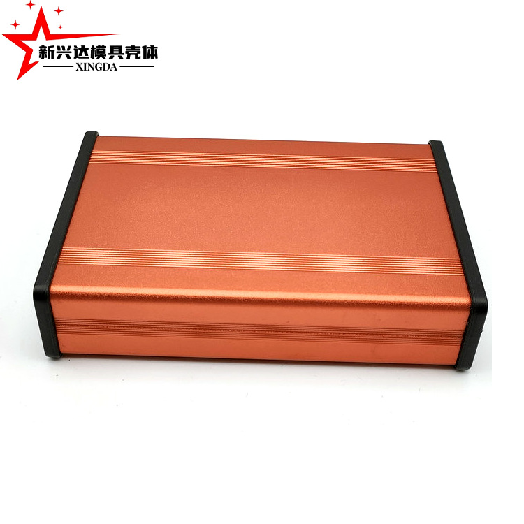 98*25 split profile shell material processing laser cutting sheet metal bending new energy power supply aluminum box details Picture