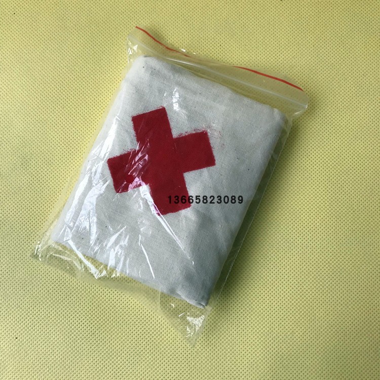 School teaching demonstration, emergency triangular bandage, breathing mask, aviation, Red Cross training kit, rescue package Application Scenario