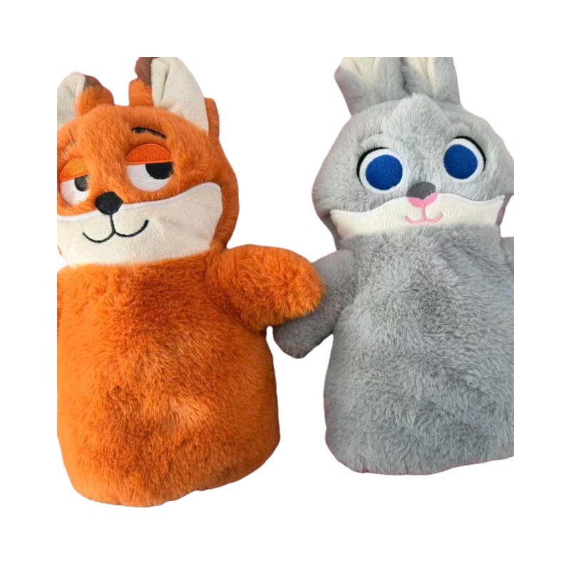 哭哭马/木马/毛绒摇摇木马/婴儿玩具/哭马白底实物图