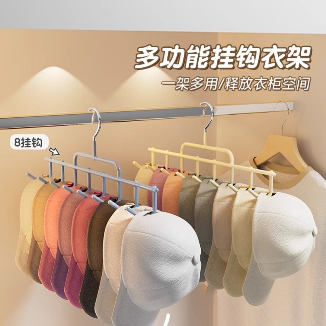 A household hook for hanging hats, scarves, silk scarves, bags, dormitory cabinets, hanging straps, clothes hangers, bags, hooks and hats