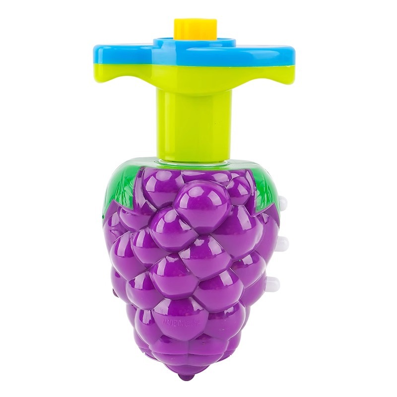 Children's luminous seven-color rotating gyroscope, cool light rotating grape gyroscope, children's toy luminous toy Item Picture