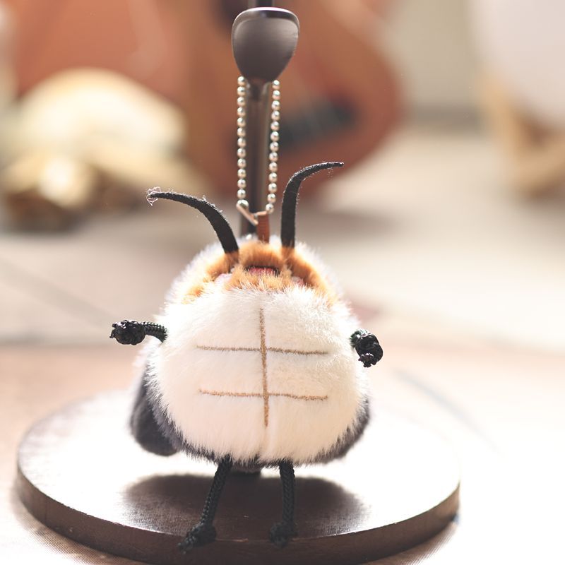 Cute and adorable little cockroach pendant, plush toy doll, little bug, little strong bag, hanging decoration, keychain, doll Application Scenario