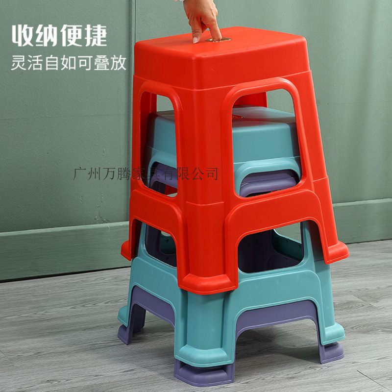 塑料椅/塑料椅子/万向滑轮椅/高凳子塑料/家具餐椅产品图