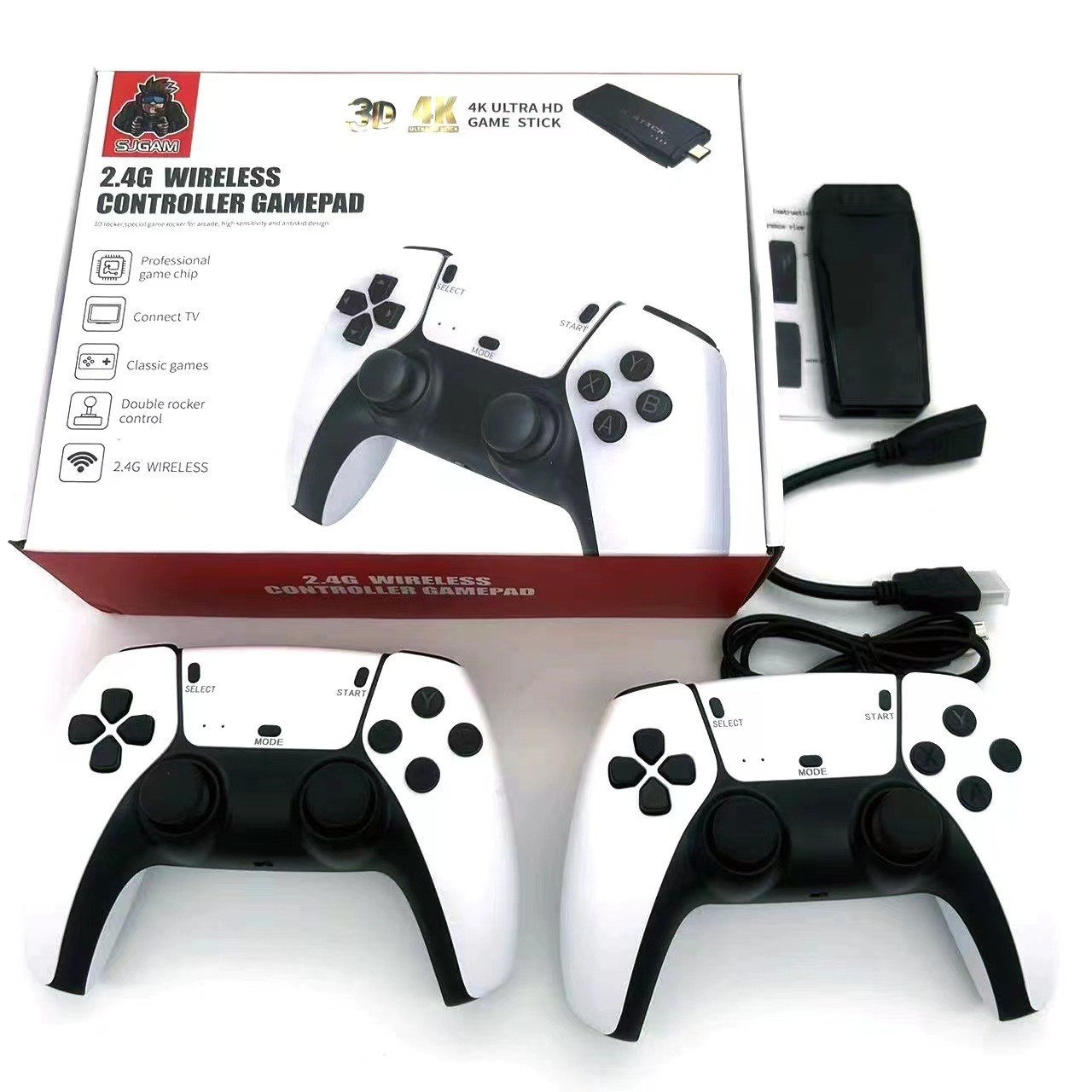 Comercio exterior nueva máquina de juego transfronteriza M8S máquina de juego de tv Y3lite 2.4G hd HDMI wireless handle Item Picture