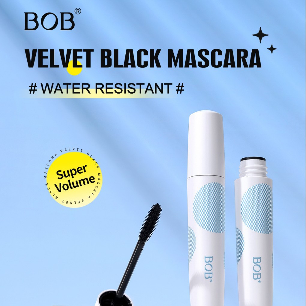 The cross-border BOB mascara is not prone to smudge, curling, and is waterproof and long-lasting