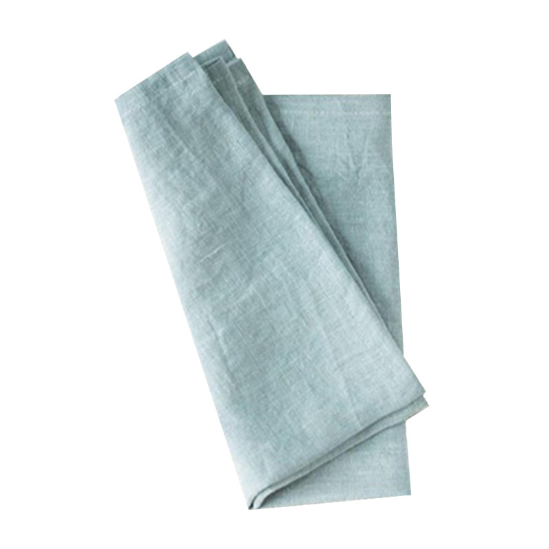 Solid color Nordic simple pure linen napkin cloth, Western dining placemats, food cover cloth, dust-proof tea towel pad cloth, custom processing Item Picture