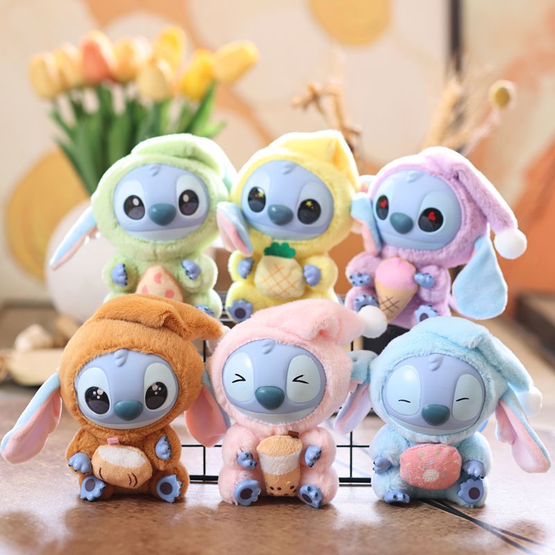 可爱萌搪胶毛绒玩具公仔史迪奇包包挂饰钥匙扣娃娃玩偶