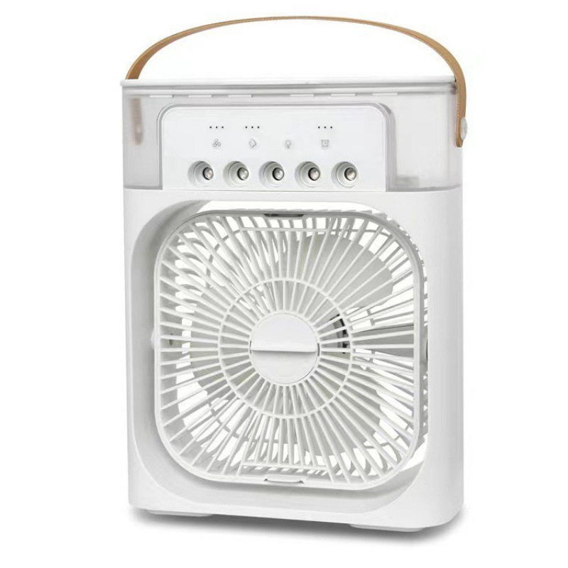 Wholesale of Xiaomi Grain five-hole spray fans for home, office, desktop, student dormitory atomization humidifiers and cold air fans Item Picture