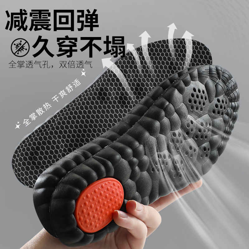 Graphene insoles with 3A-level anti-odor, antibacterial and deodorizing properties for basketball, badminton, leisure sports, high elasticity, shock absorption, breathability and sweat absorption Application Scenario