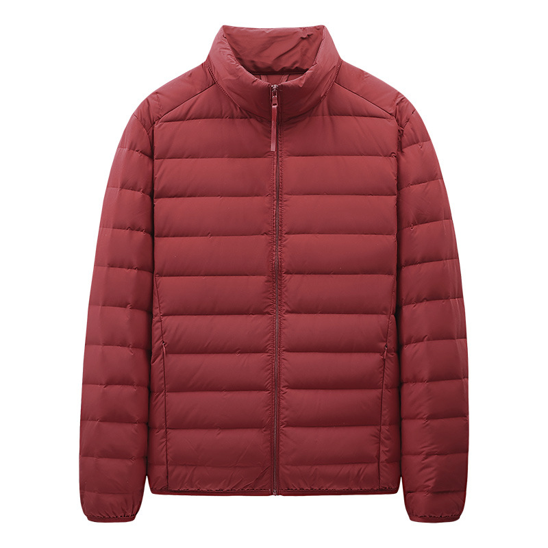 Seamless lightweight down jacket for men, short winter 2025 new style 90 white duck down, light and warm, trendy hooded jacket for men Application Scenario