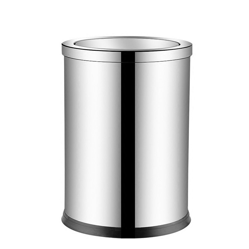 Flip lid sanitary shaking light bucket, guest room bucket lid, indoor fruit peel flip lid garbage, flip lid trash can, trash can garbage Application Scenario