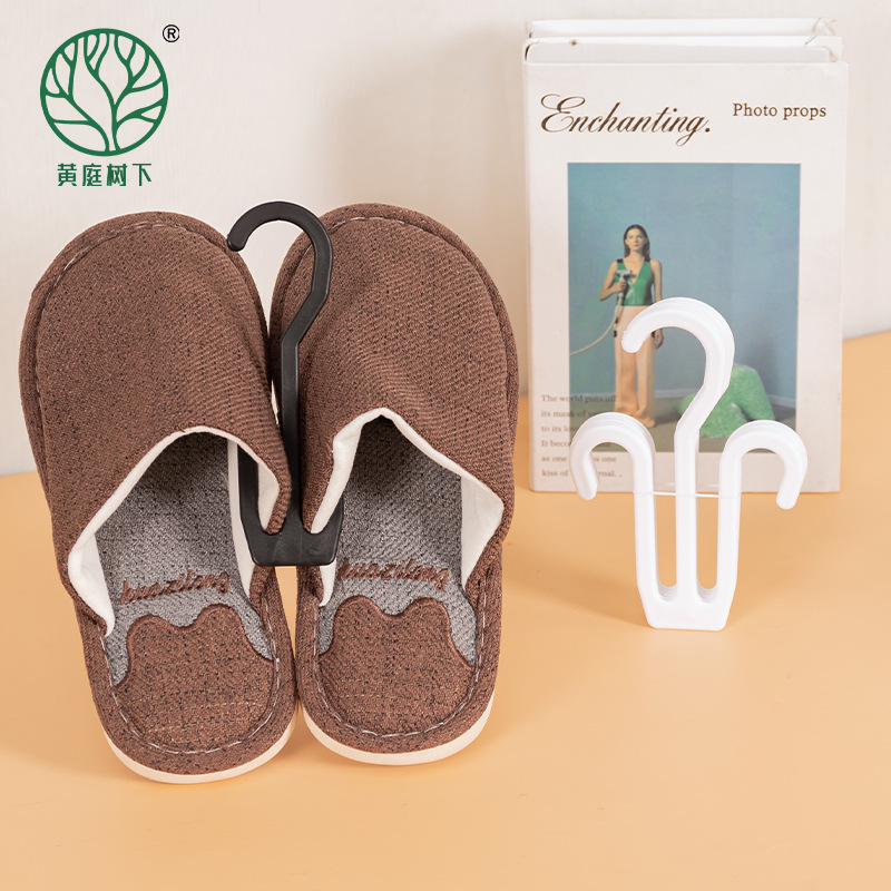 Wholesale plastic shoe hooks, shoe and hat racks, clothing hooks, plastic clothing hook manufacturers supply, balcony drying and storage details Picture