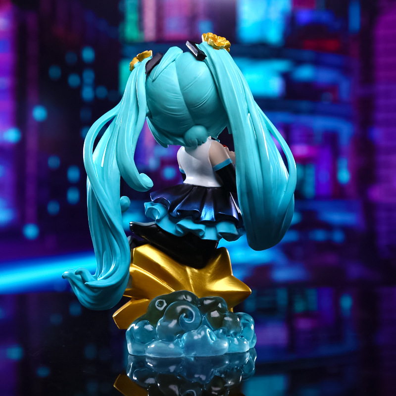 Virtual large-scale diva figurine, Hatsune Miku figurine model, landscape figurine, desktop figurine, resin handicraft Specification image