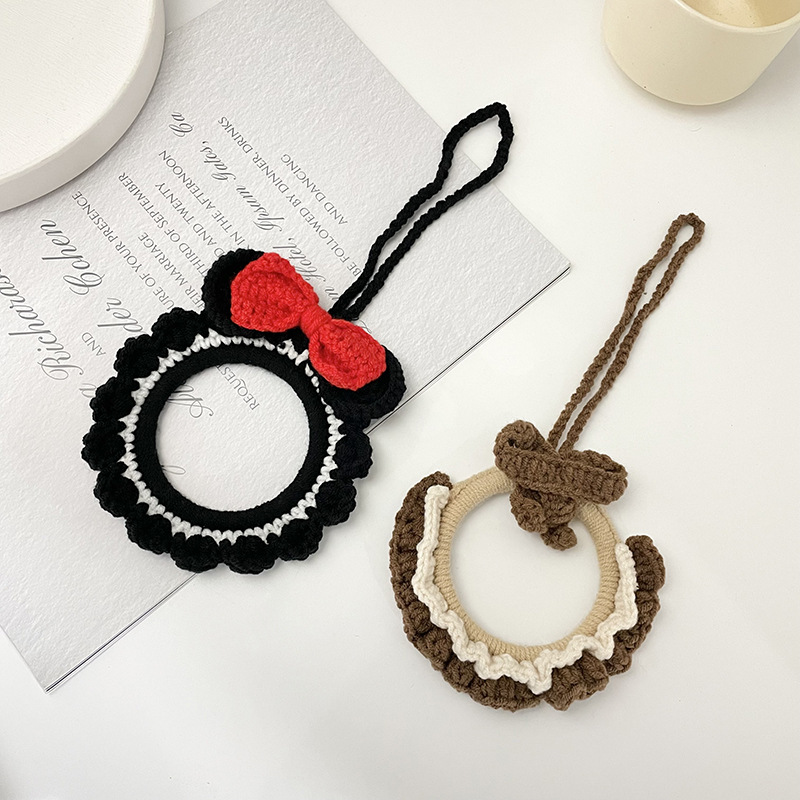 手工diy毛线针织挂件 卡通汽车挂件圣诞吊饰挂饰创意礼物送闺蜜产品图