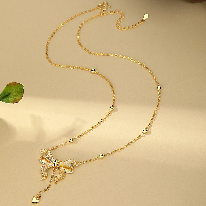 项链/不锈钢项链/首饰/珍珠项链/水钻瓜链项链细节图