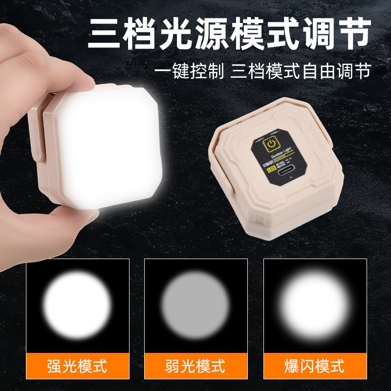New outdoor camping lights, LED emergency lighting, USB charging tent lights, ambient lights, portable flashlights Specification image