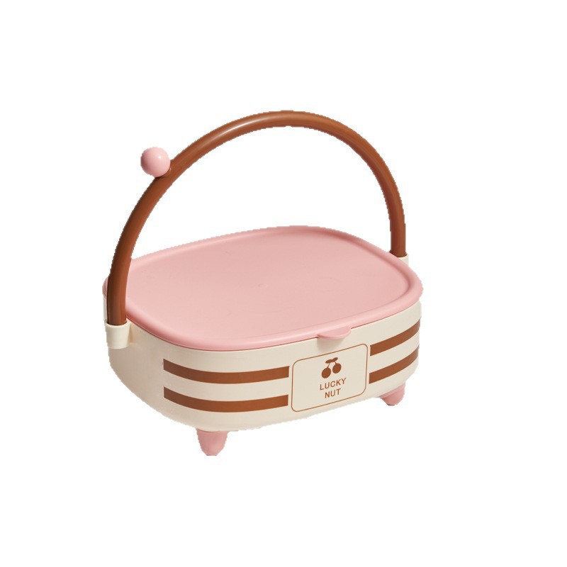 Dopamine portable fruit plate, living room coffee table, fruit storage basket, high appearance level, dried fruit, candy and snack display plate Item Picture