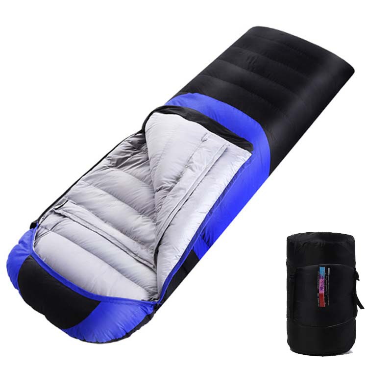Cross-border in-stock down sleeping bags, outdoor single-person spliced camping ultra-light midday rest warm down sleeping bags wholesale Item Picture