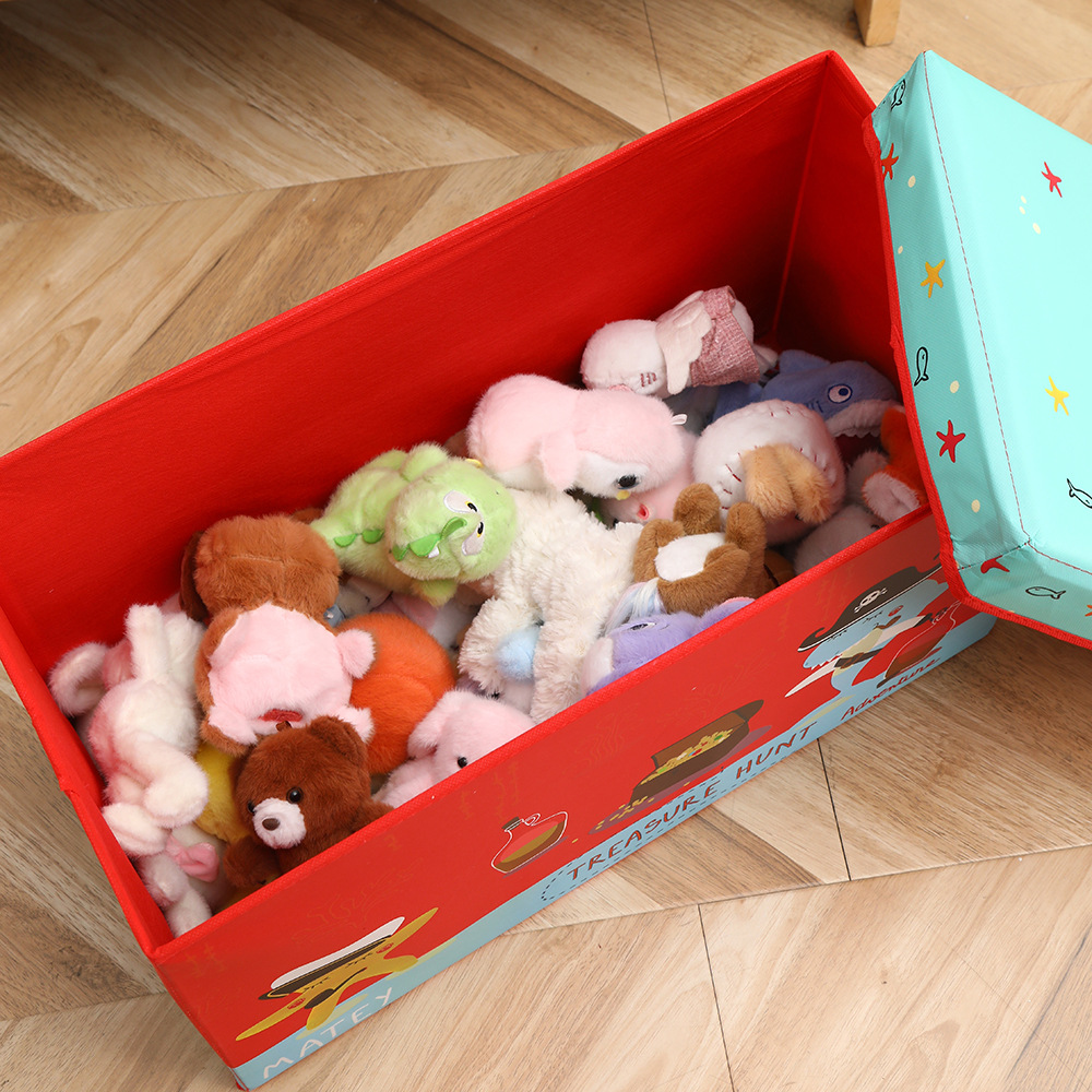 Enhanced children's storage stool, toy storage box, multi-functional storage stool, large-capacity storage box wholesale details Picture