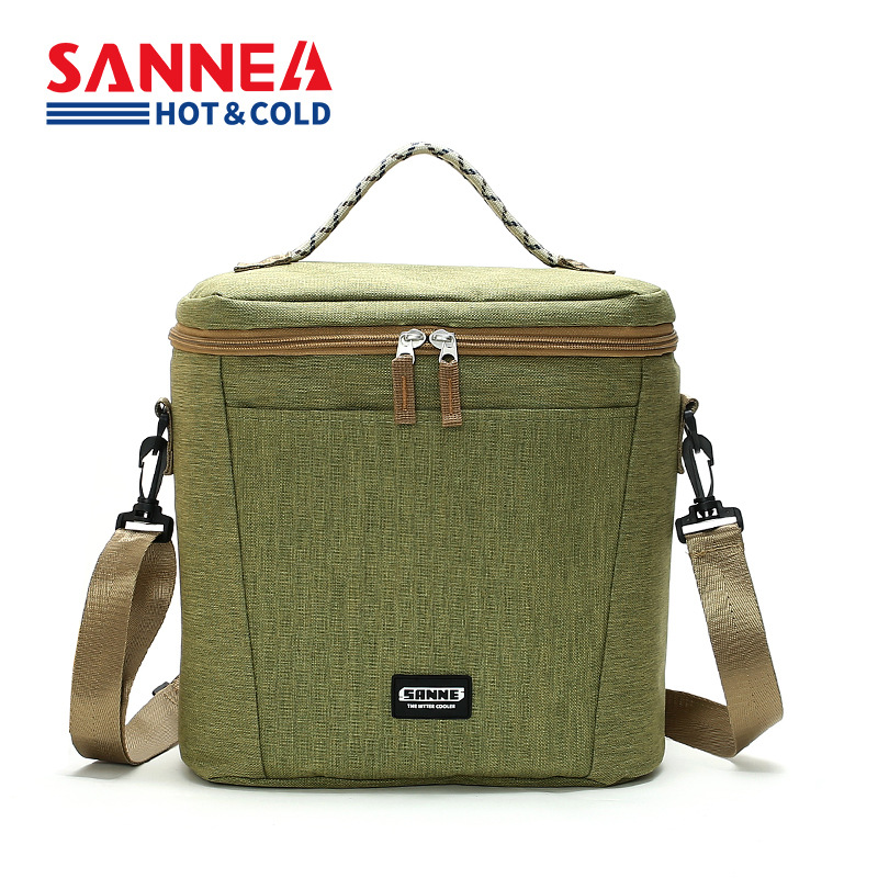 Saneng lunch box bag, insulated bento, hand-held bag, breast milk preservation backpack, student outdoor portable lunch backpack