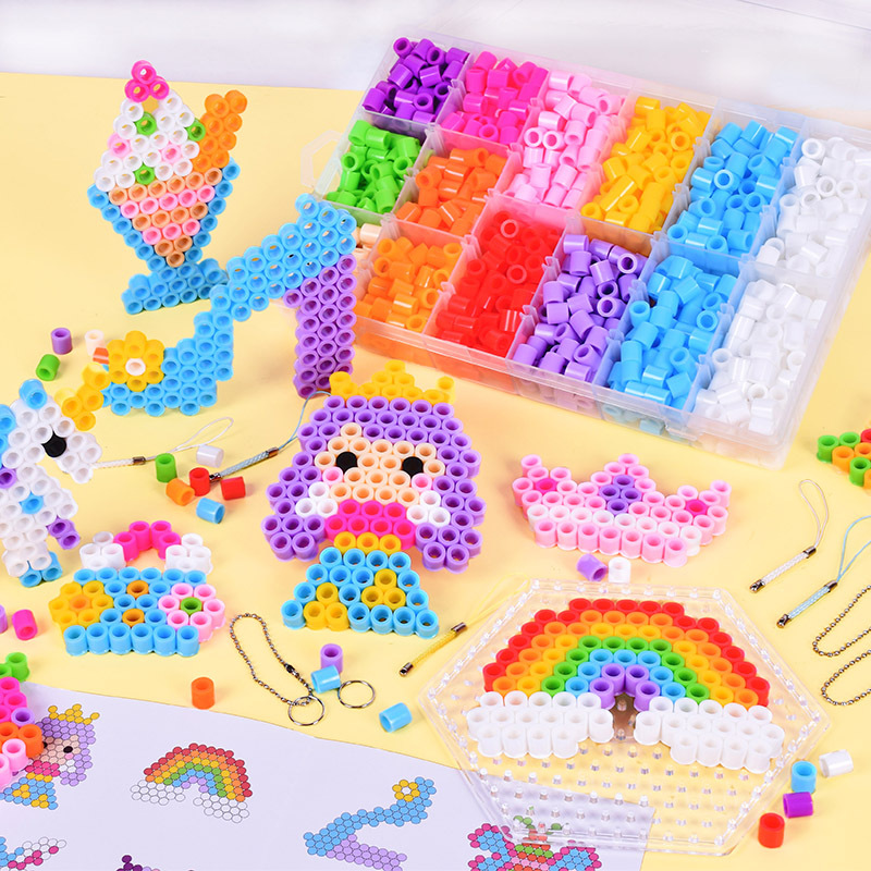 Amazon Cross-border New 10mm Bean-making set, a handmade diy educational toy bean-making material package for wholesale Application Scenario
