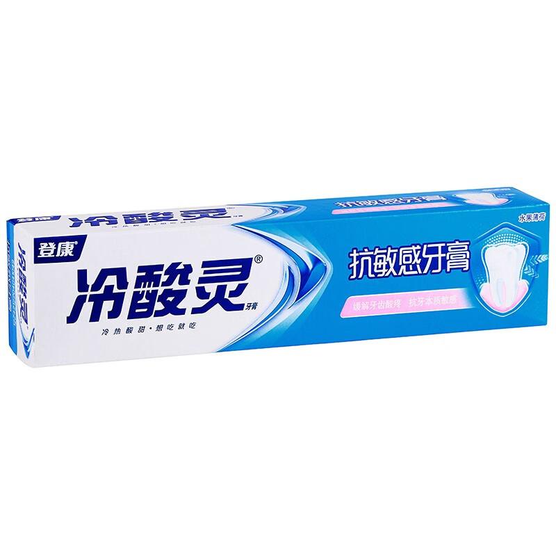 200g冷酸灵抗敏感牙膏 水果薄荷香抗敏感冷热酸甜正品批发家庭装细节图