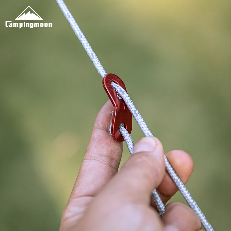 柯曼户外露营加强耐磨涤纶4mm帐篷绳反光营地绳天幕固定防风绳细节图