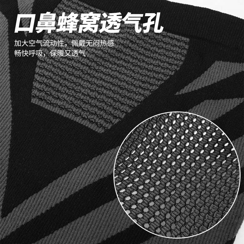 骑行面罩实物图