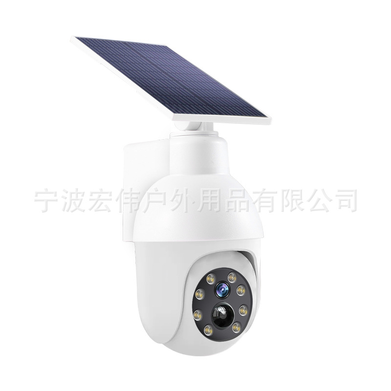 Cross-border solar lamps, outdoor garden lamps, intelligent human body sensing lighting lamps, simulation monitoring cameras, street lamps Item Picture