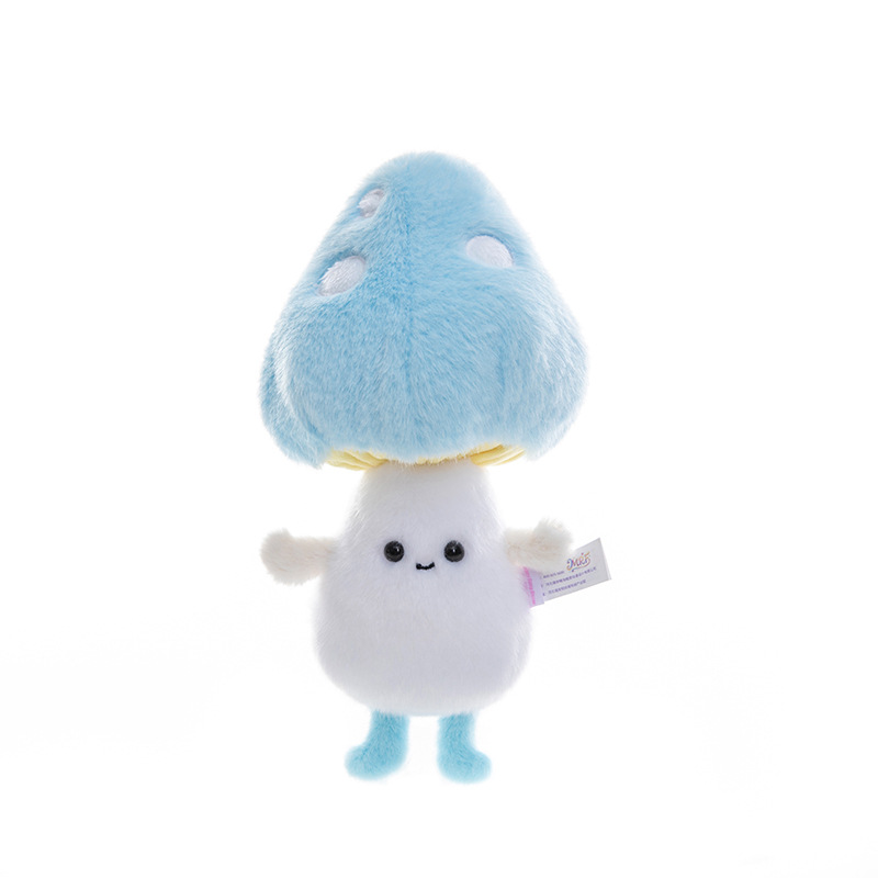 A new 8-inch claw machine doll, a trendy and fashionable ins mushroom plush toy, is a companion and comfort doll for girls Item Picture
