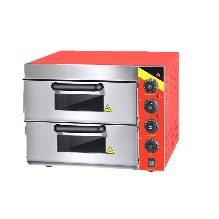 Commercial double-layer electric oven, electric bread and egg tart baking equipment, commercial pizza oven factory direct sales Item Picture