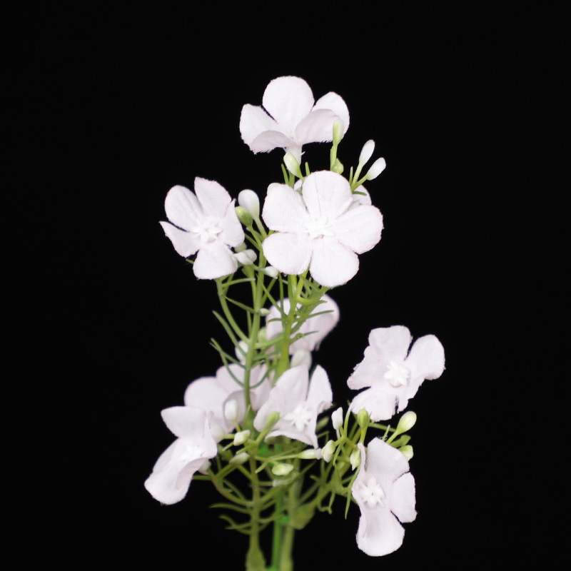 High-end wedding simulation starry sky hydrangea small bouquet, hand-held multi-head floral bouquets, InS-style small plum blossoms Application Scenario
