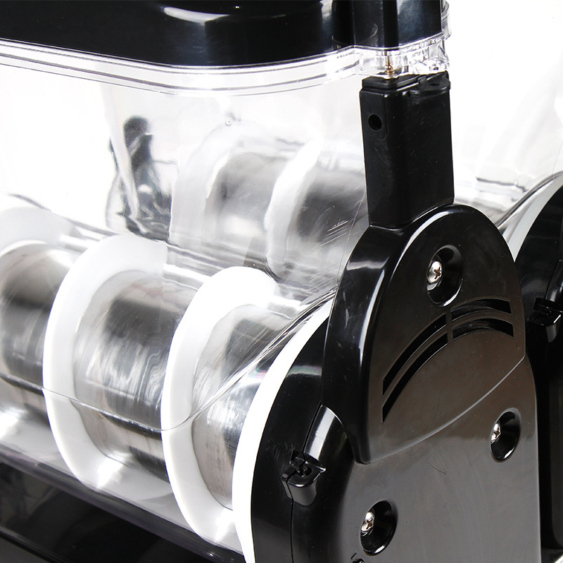 X-300 snow melting machine, commercial double-cylinder snow slime machine, smoothie machine, ice granule machine, snow granule machine, cold drink machine details Picture