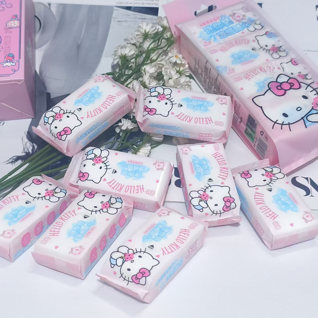 迷你湿巾/湿巾/湿巾小包/酒精湿巾/纸巾产品图