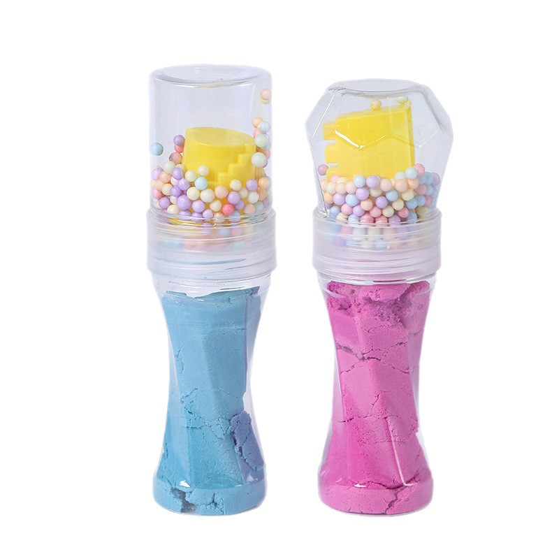 流沙入油玩具/计时/流沙画摆件/沙特日用品/流沙入油摆件白底实物图