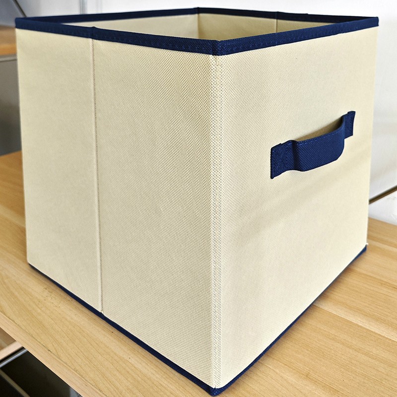 家用无纺布收纳箱布艺收纳整理宿舍可折叠储物盒衣服大号储物箱细节图