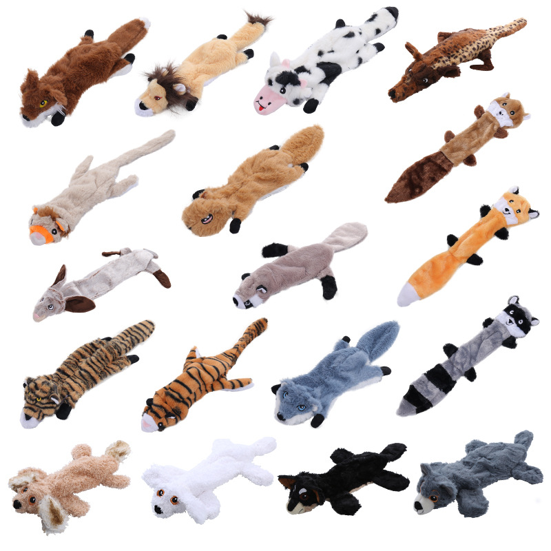 Pet shop boat amazon, разорвавшаяся в клочья кожаная игрушка, взаимодействующая с плюшевыми игрушками животных, которые грызут и скрещивают свои зубы Item Picture
