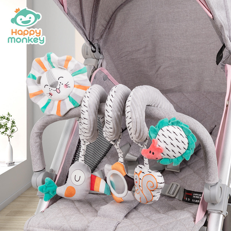 Happy monkey Baby Bed, Nordic-style hanging pendant, baby bed bell, Bedside comfort toy manufacturer Specification image