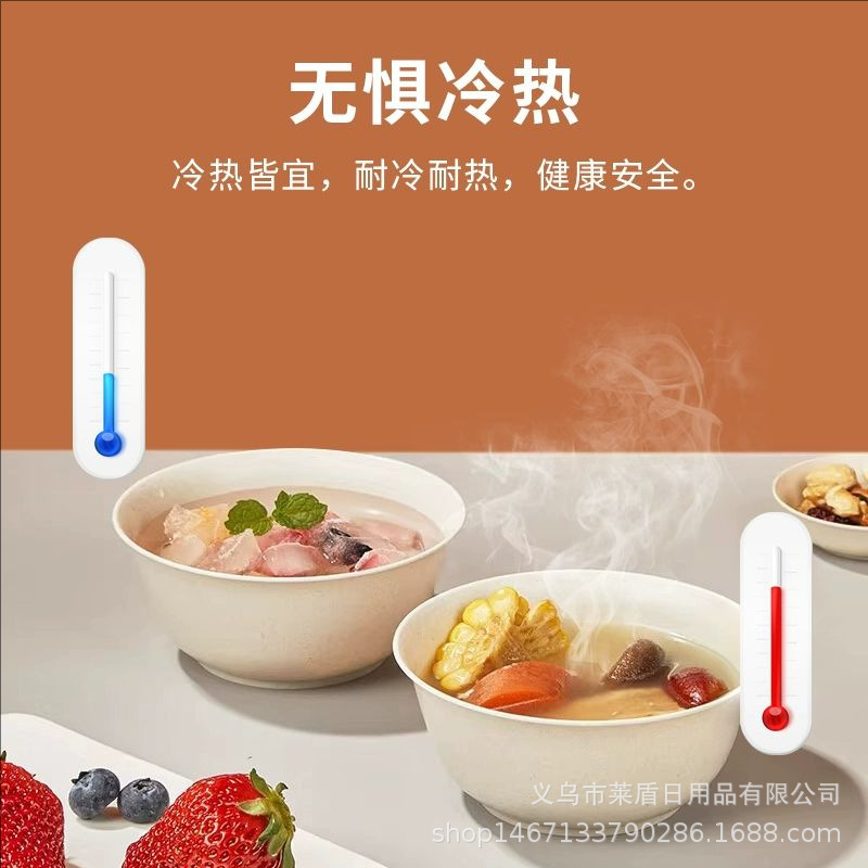 稻壳餐具一次性碗高档方便加厚餐饮碗筷盘杯子家用组合套餐可降解产品图