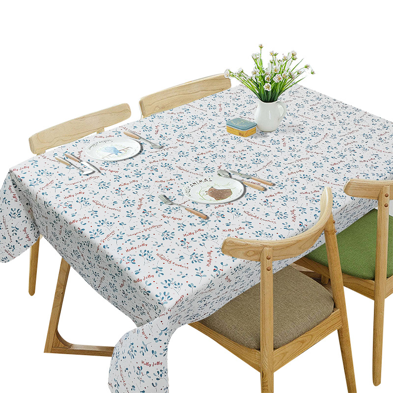 供应PEVA/EVA桌布复合无仿布法兰绒台布尺寸颜色定制厂家销售白底实物图