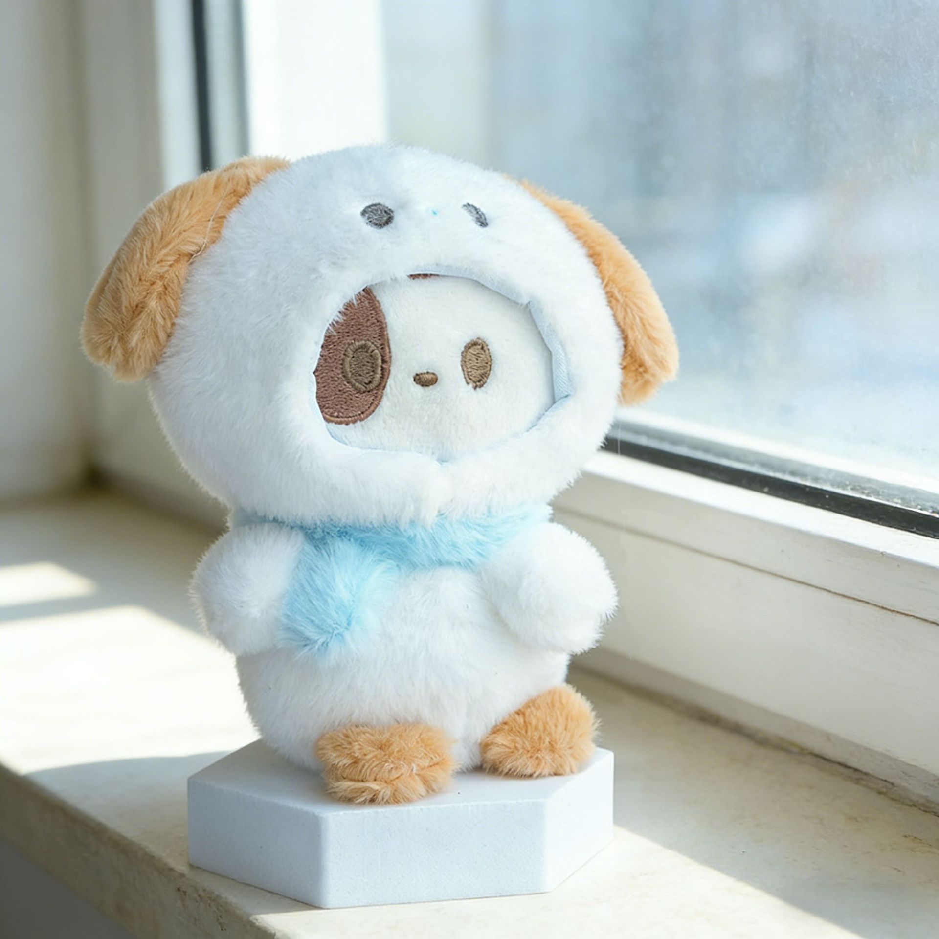 RosyPosy's winter snowman plush toy, a cute cartoon little snowman doll bag and pendant Specification image