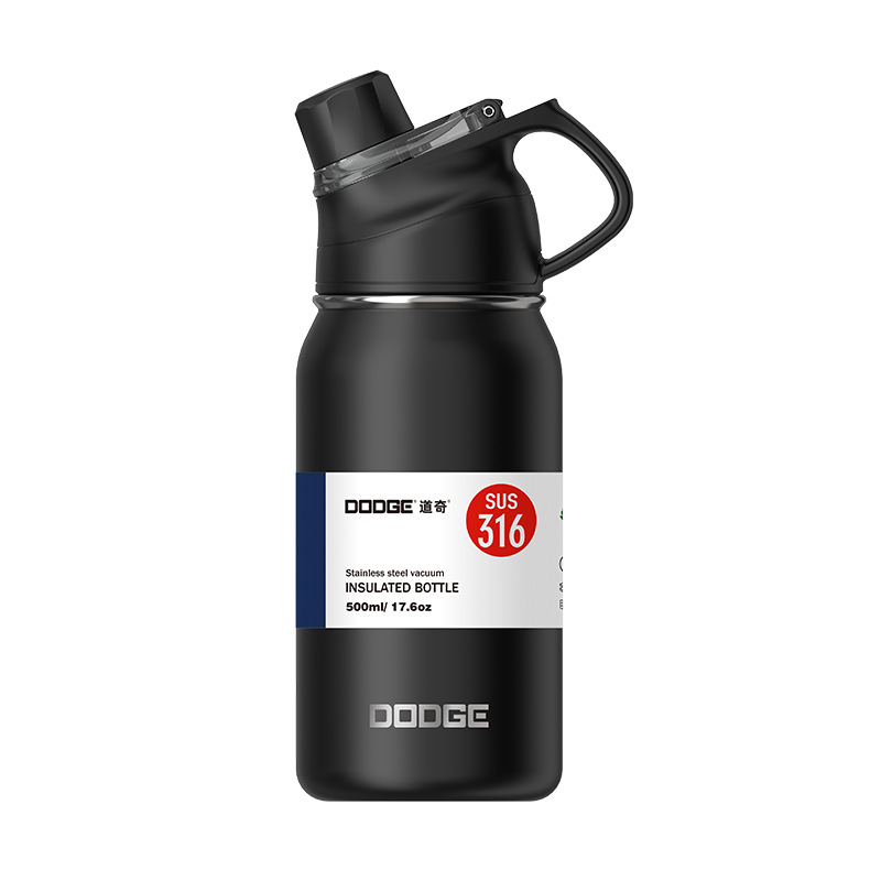 Dodge insulated cup, large-capacity 316 stainless steel straw cup, water bottle for boys and girls, special water cup for children to go to school Item Picture